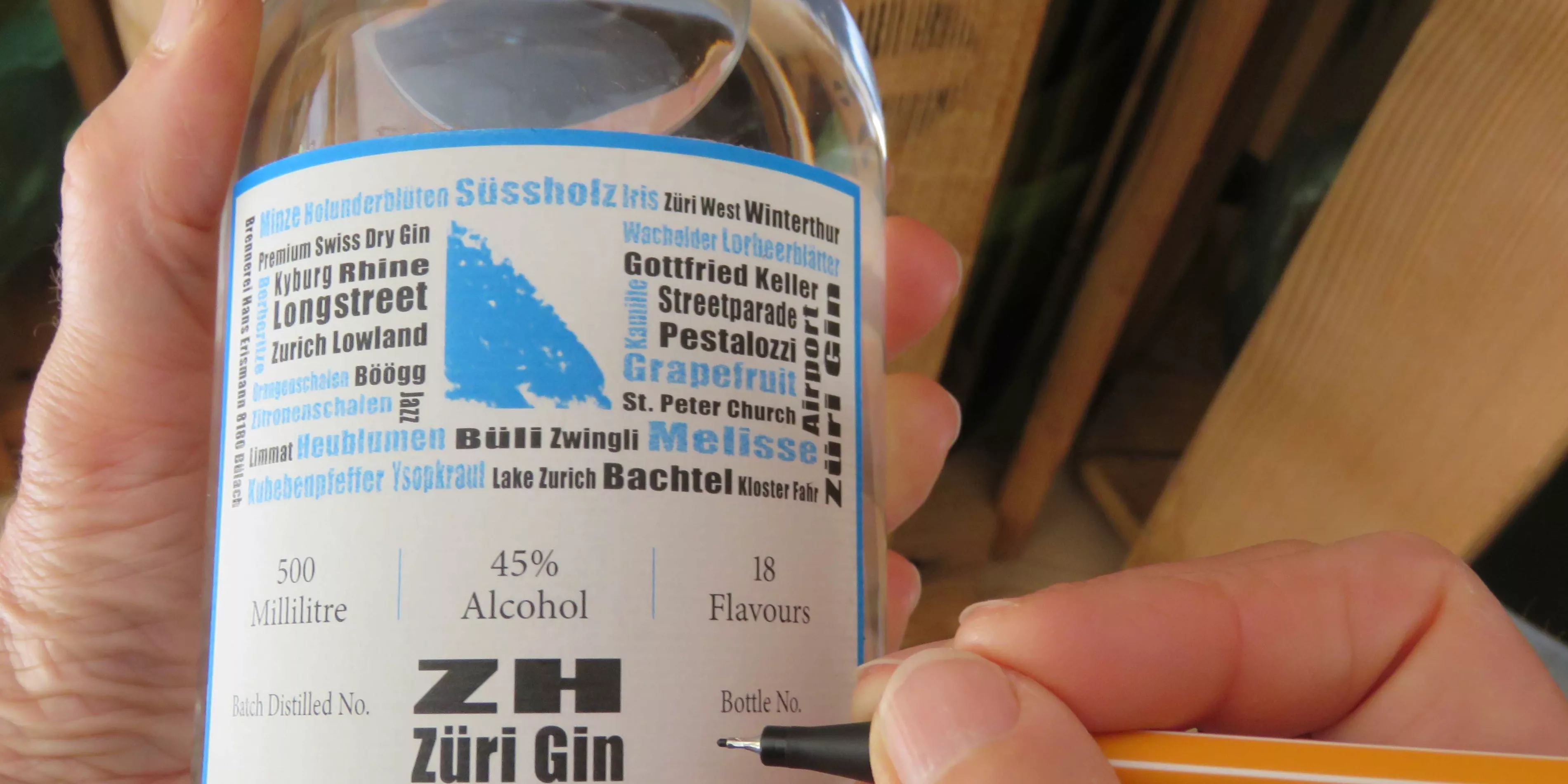 Rahmenprogramm Züri Gin by Erismann